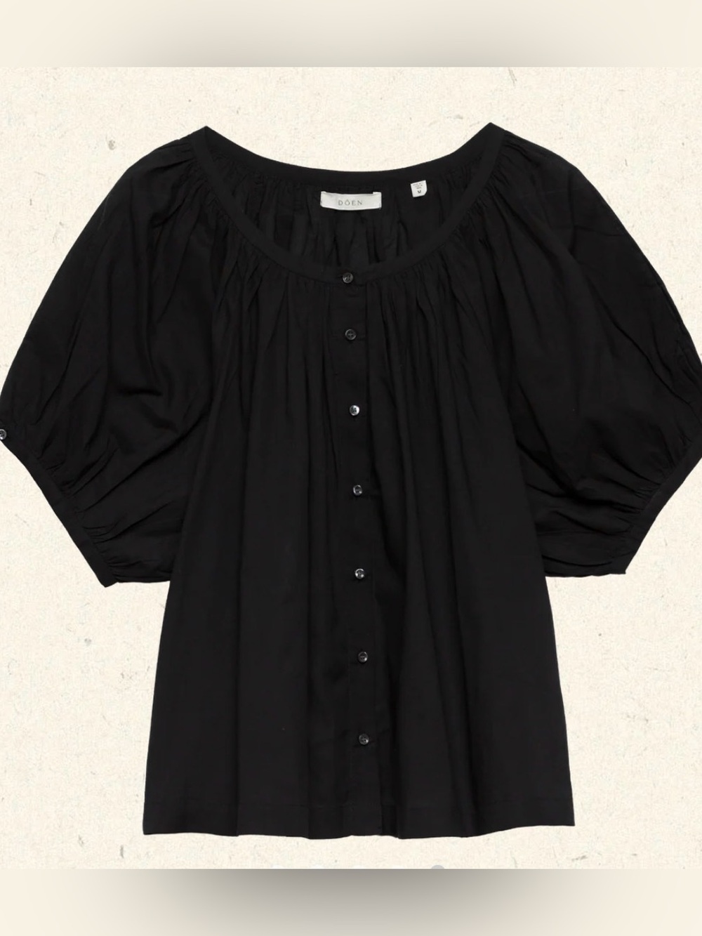DOEN June Top Black XXS